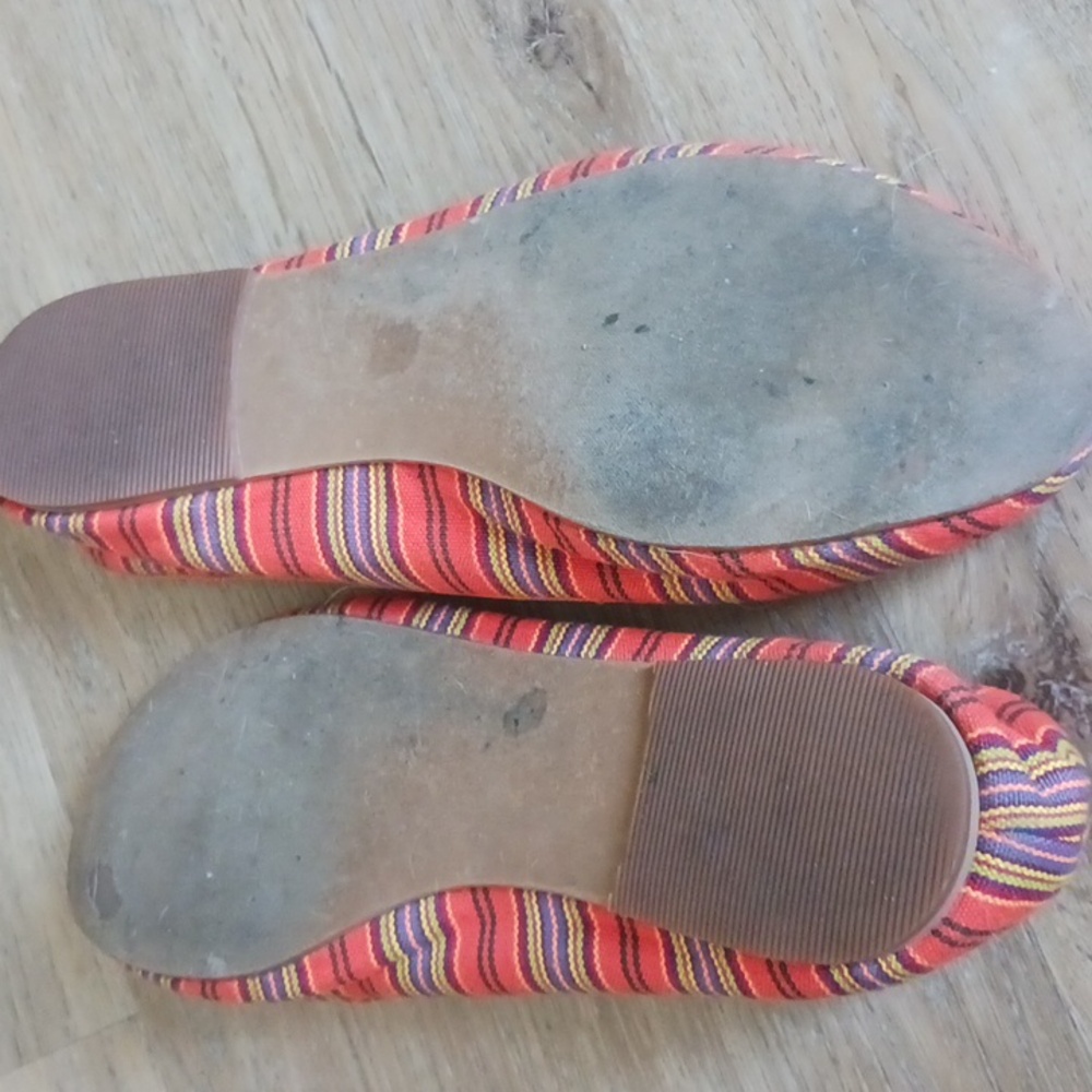 Abound Striped Slip On Canvas Flats Size 7 - Picture 7 of 8